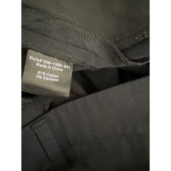 Jenni Kayne Black Ankle Pants Size 10 Lightweight Cotton Blend Trouser - Picture 7 of 7